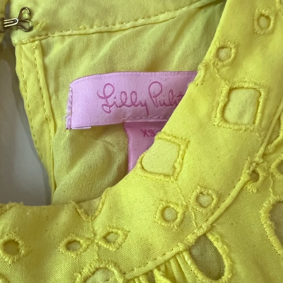 Lilly Pulitzer Indira Dress Size XS color: buttercup yellow - Picture 7 of 7